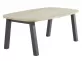 stół blat teak DERBY z nogami aluminiowymi