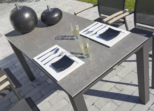 Stół aluminiowy na taras CONCEPT 180x90 ci