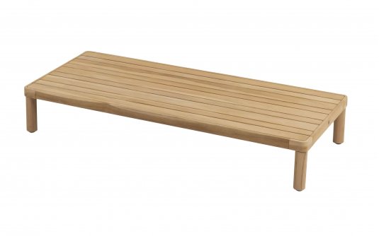 Prostokątny stolik kawowy FINN 150x65 z drewna teakowego premium Prostokątny stolik kawowy FINN 150x65 z drewna teakowego premium