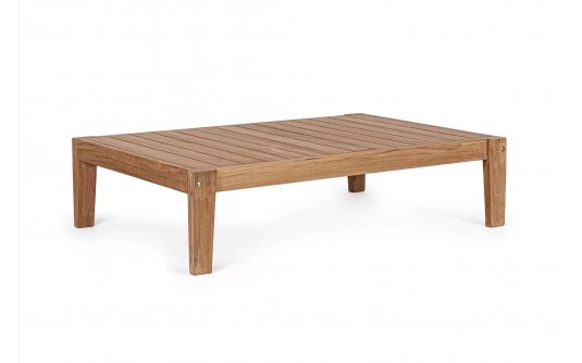 Stolik ogrodowy kawowy teak z drewna teak KOBO bizzotto ciemnoszare poduszki Stolik ogrodowy kawowy teak z drewna teak KOBO bizzotto ciemnoszare poduszki