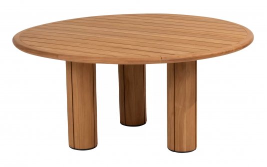 Stół ogrodowy z drewna teakowego Ø160 CORSICA 4SO na 3 nogach Stół ogrodowy z drewna teakowego Ø160 CORSICA 4SO na 3 nogach