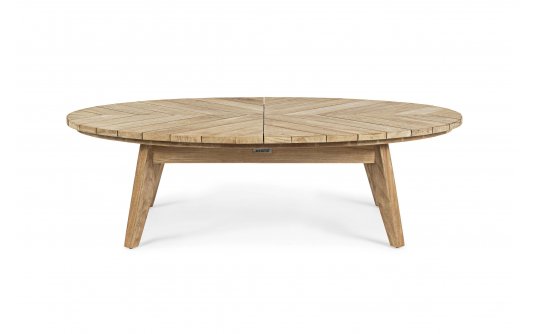 Owalny stolik teakowy ogrodowy COACHELLA bizzotto Owalny stolik teakowy ogrodowy COACHELLA bizzotto