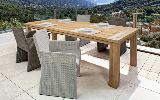 Stół ogrodowy teak 240x100 BOUNTY bizzotto Stół ogrodowy teak 240x100 BOUNTY bizzotto