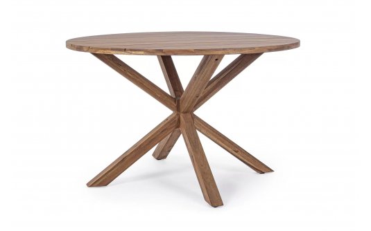 Okrągły stół ogrodowy akacjowy DUBLINO 120 bizzotto Okrągły stół ogrodowy akacjowy DUBLINO 120 bizzotto