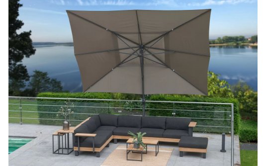 Parasol noga boczna 4x3 m HACIENDA 4so taupe Parasol noga boczna 4x3 m HACIENDA 4so taupe