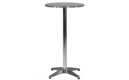 Stół batowy do kawiarni wysoki śr. 60 cm aluminiowy MOSCA Stół batowy do kawiarni wysoki śr. 60 cm aluminiowy MOSCA